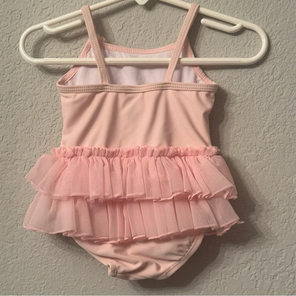 Little Me Light Pink Leotard with Tutu Skirt